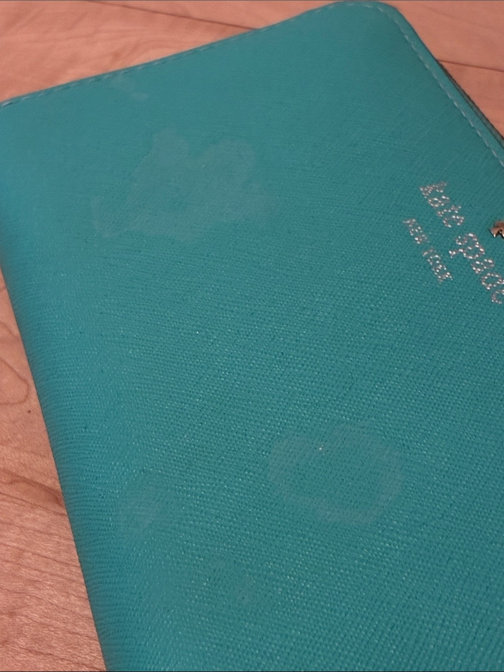 kate spade Teal Zip Around Continental Wallet - Picture 3 of 7